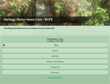 Tablet Screenshot of heritagehomecare.org